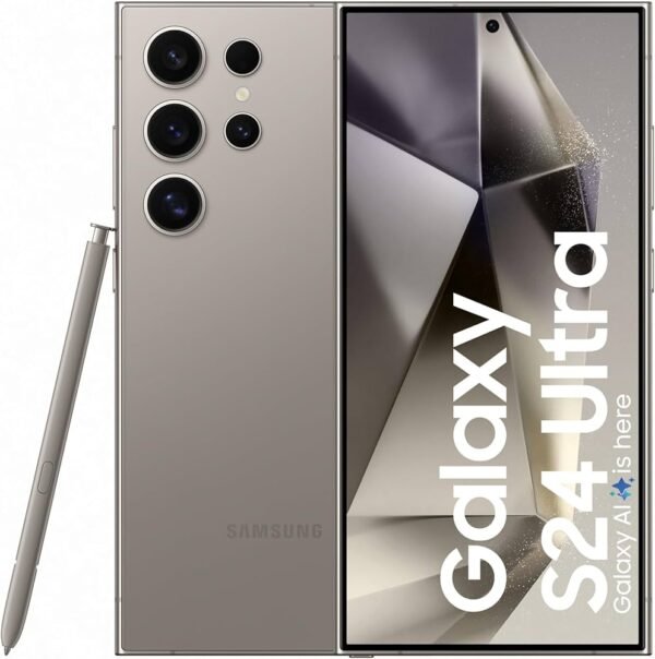 Samsung Galaxy S24 Ultra 5G (12GB RAM, 256GB Storage) – Titanium Gray