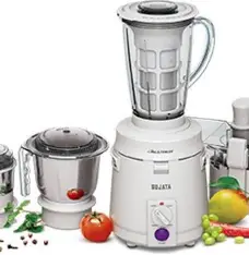 Bajaj Platini PX97 550W Mixer Grinder with Juicer (3 Jars, White)